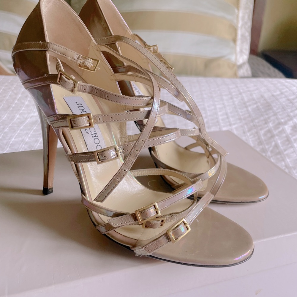 STUNNING JIMMY CHOO STRAPPY SANDALS